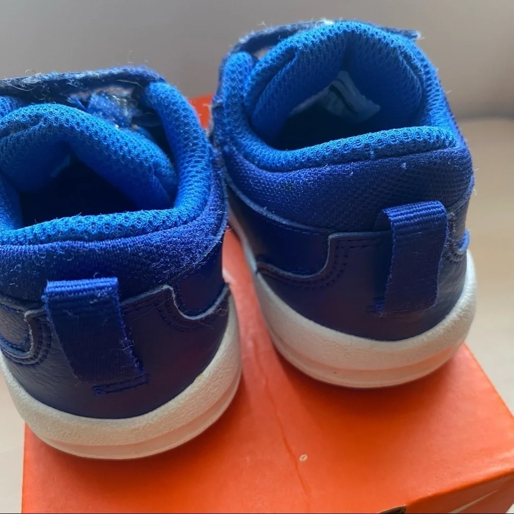 Nike Baby Boys Pico Sneakers Blue Straps 4C